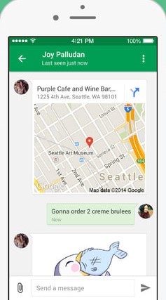 Возможности приложения Hangouts