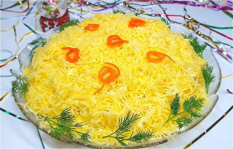 новинки салатов на новый год
