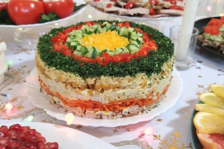 салат оливье на новый год
