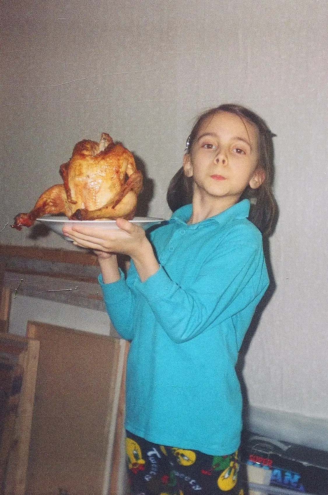 Оля Вирич в детстве