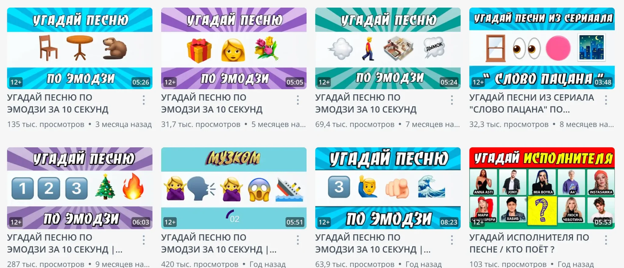 Музыкальные викторины для детей и взрослых