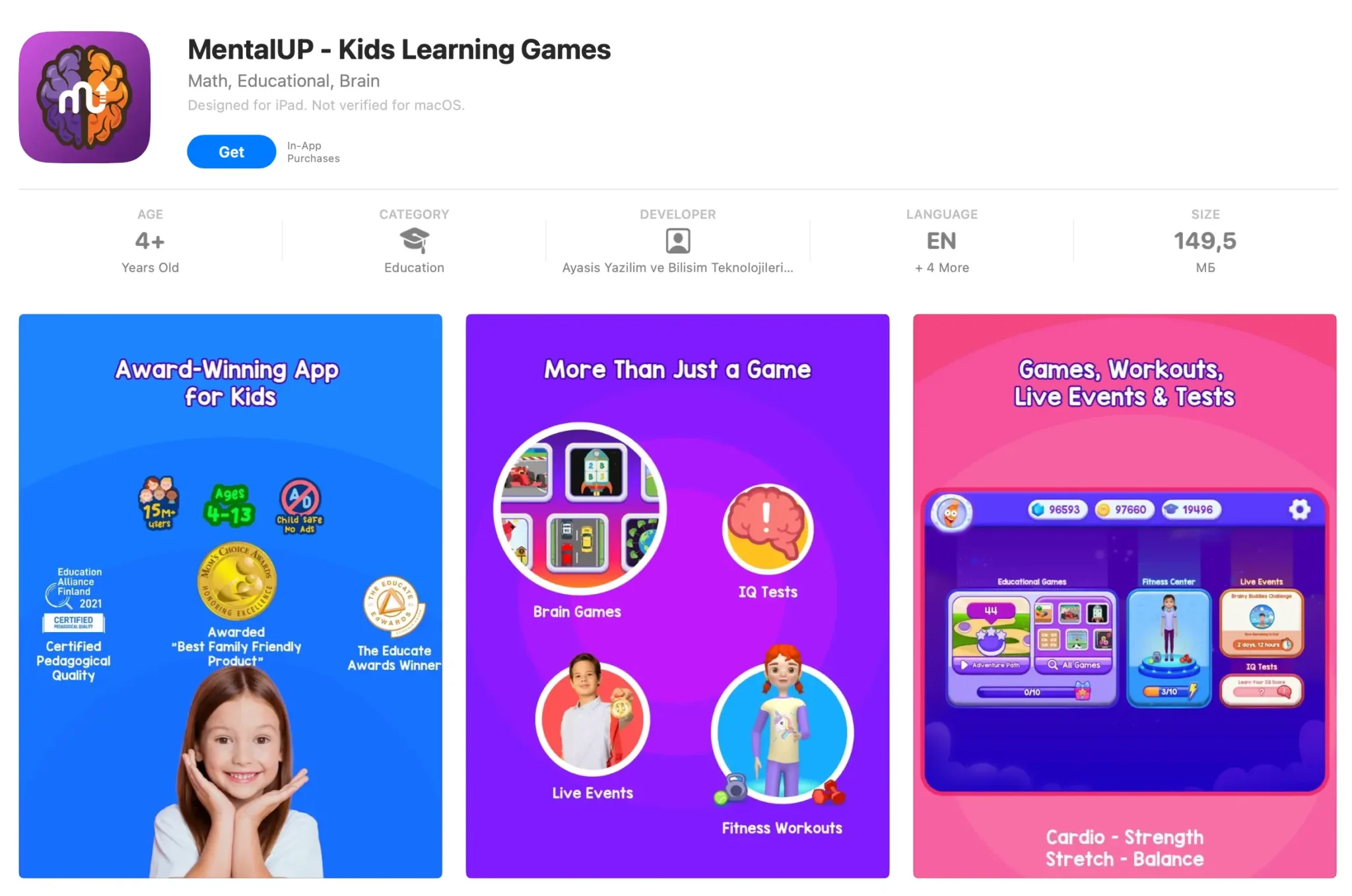 Тренажёр для мозга MentalUP