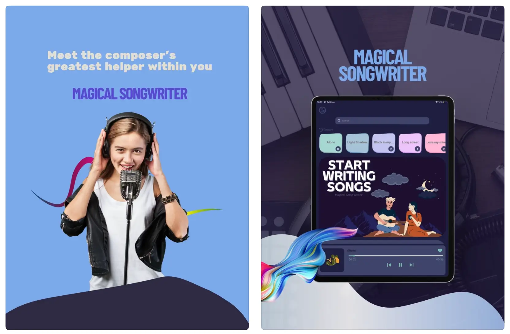 Приложение для записи стихов и сочинения мелодий