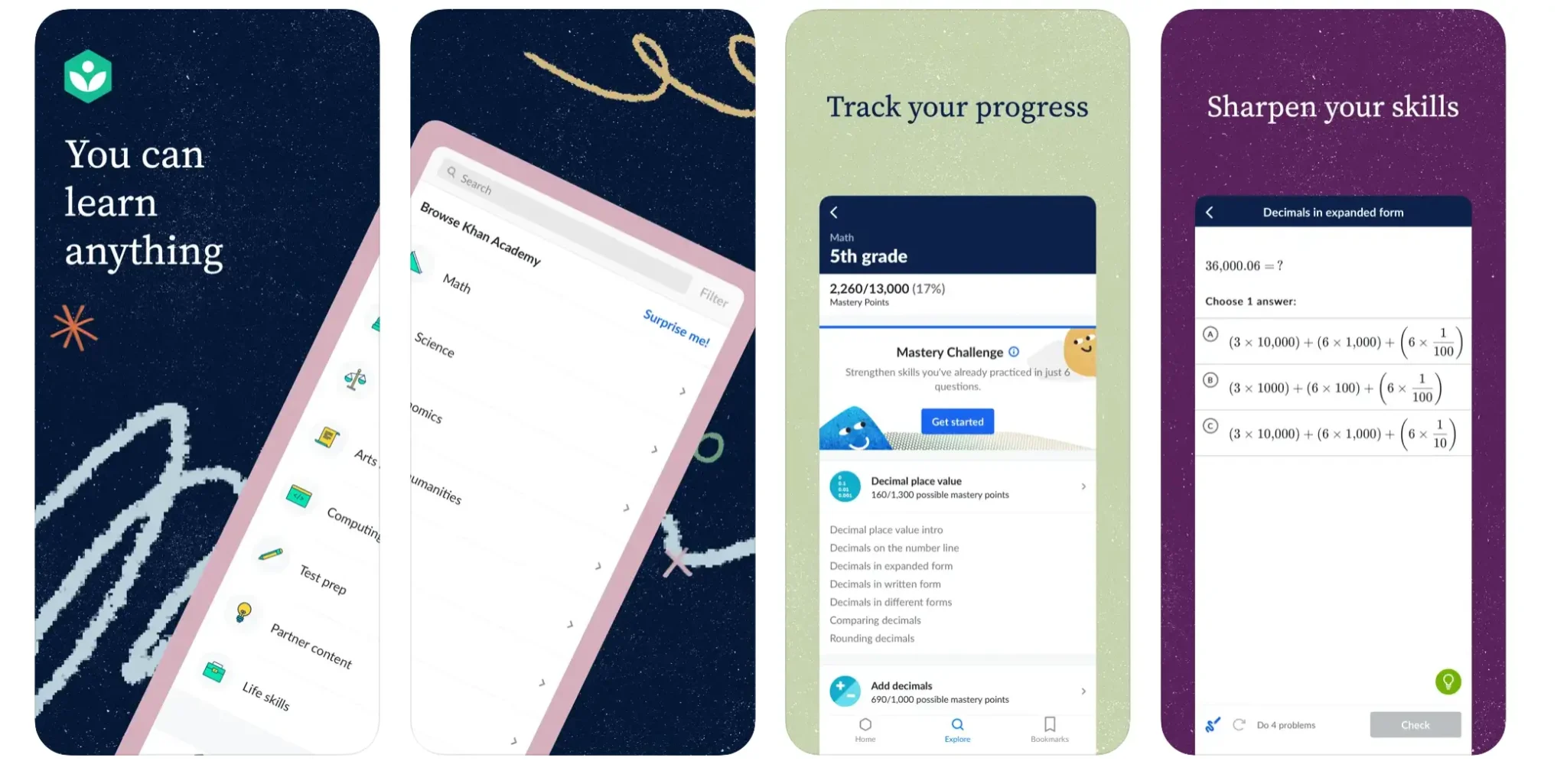 Приложение Khan Academy