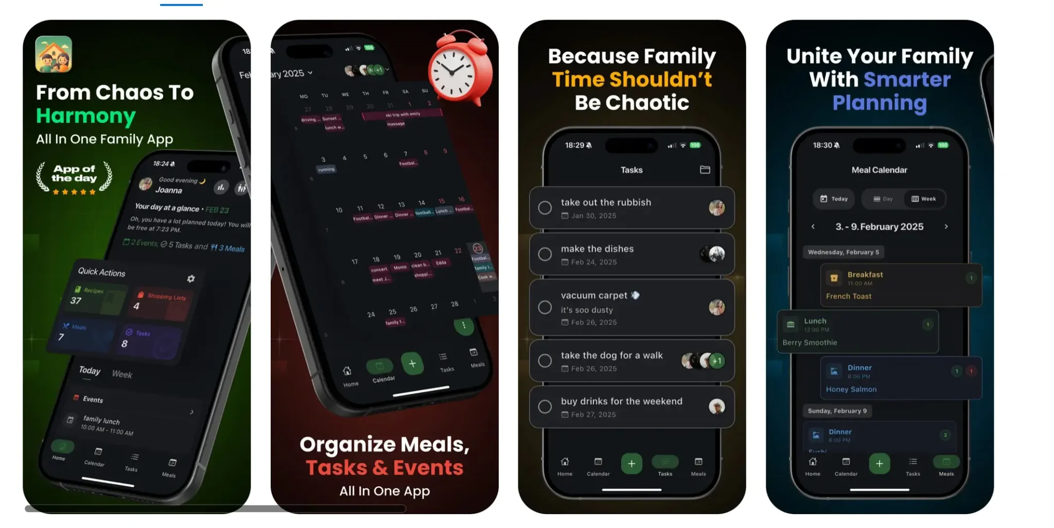 Планировщик для семьи