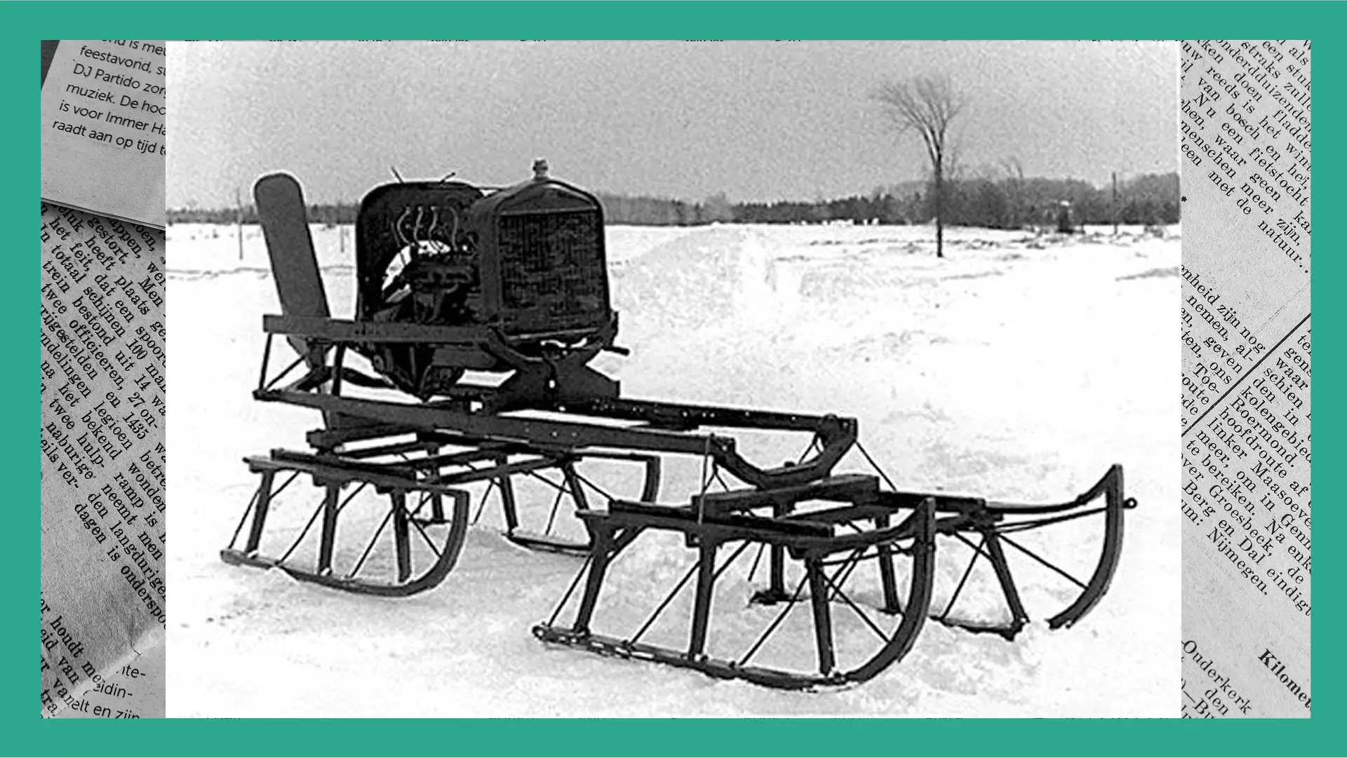 Снегоход Бомбардье. Источник: Pinterest