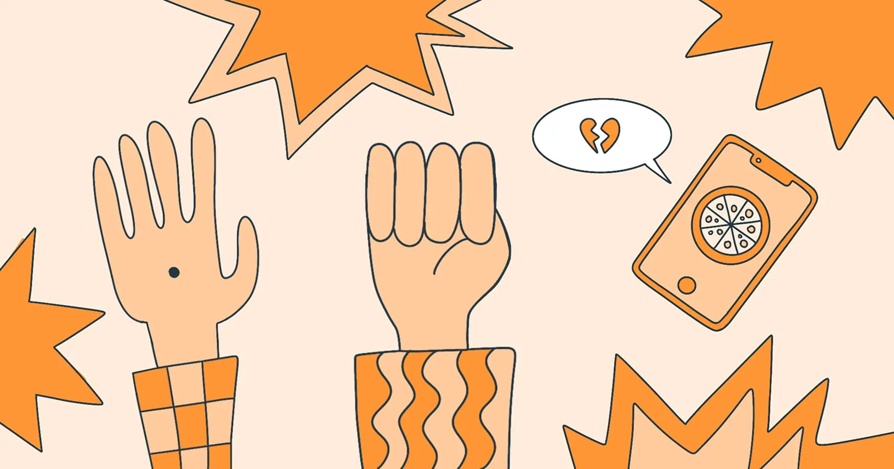 Иллюстрация к статье Пальчики вверх: международные жесты о помощи, которые должен знать подросток