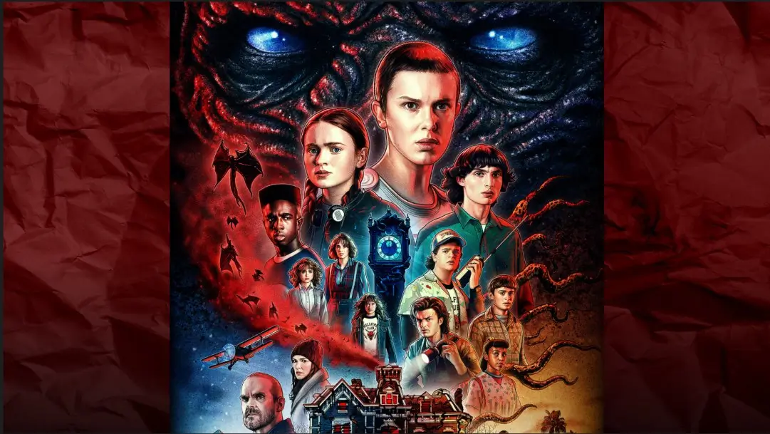 Постер четвёртого сезона сериала «Очень странные дела». Источник: twitter.com/Stranger_Things