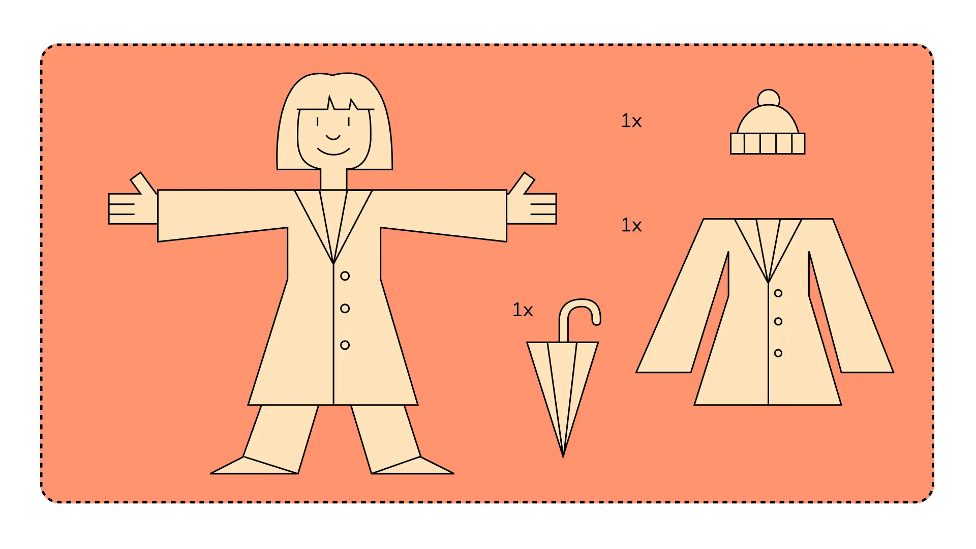 Что одеть ребёнку осенью Многослойность в одежде: слой 3. Иллюстрация Александра Сербиненко