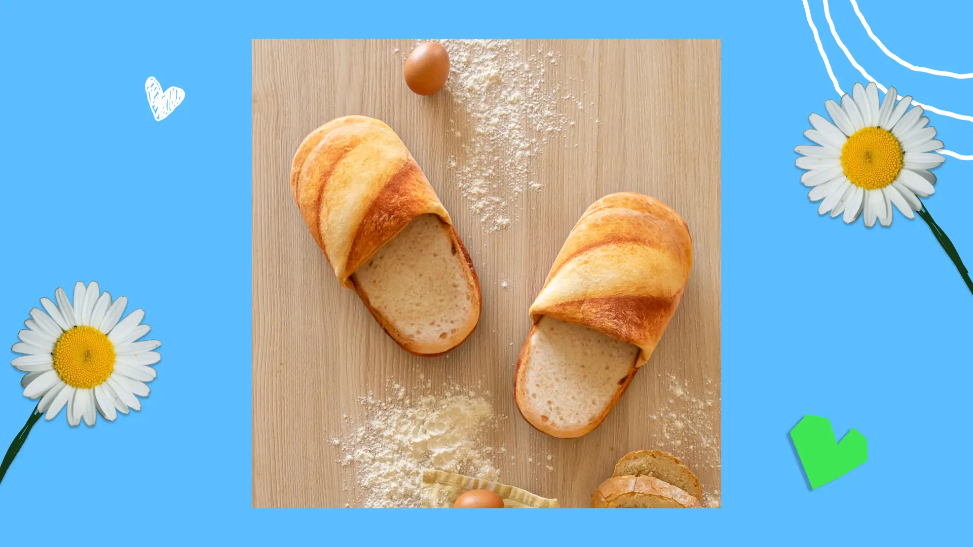 Источник: firebox.com/freshly-baked-bread-slippers. Коллаж Александра Сербиненко