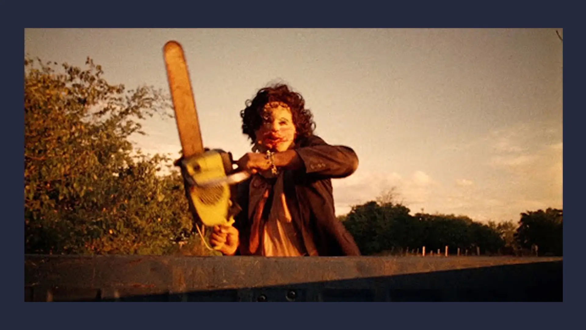 Кадр из фильма «Техасская резня бензопилой»