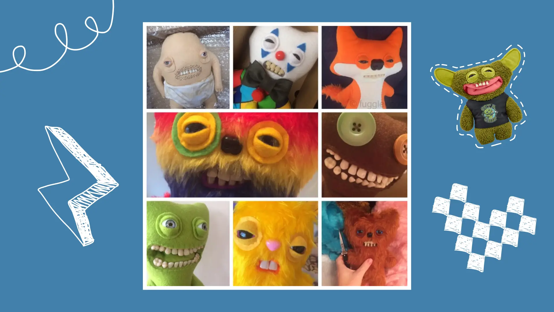 Игрушки-монстры фагглеры Источник: социальные сети производителя фагглеров Spin Master. Коллаж Александра Сербиненко