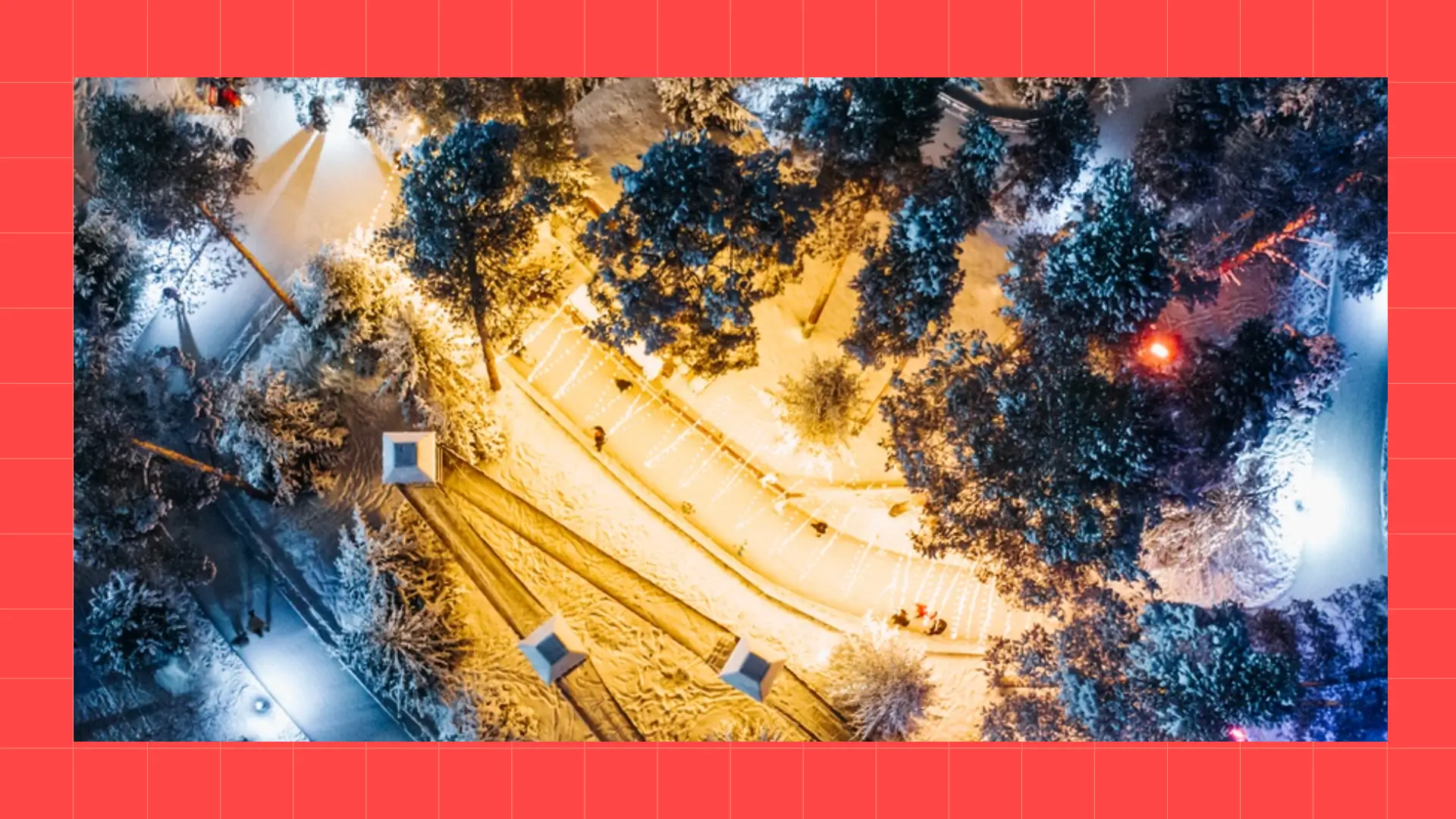 Куда сходить с детьми в Санкт-Петербурге: лесной каток в Охта-Парке