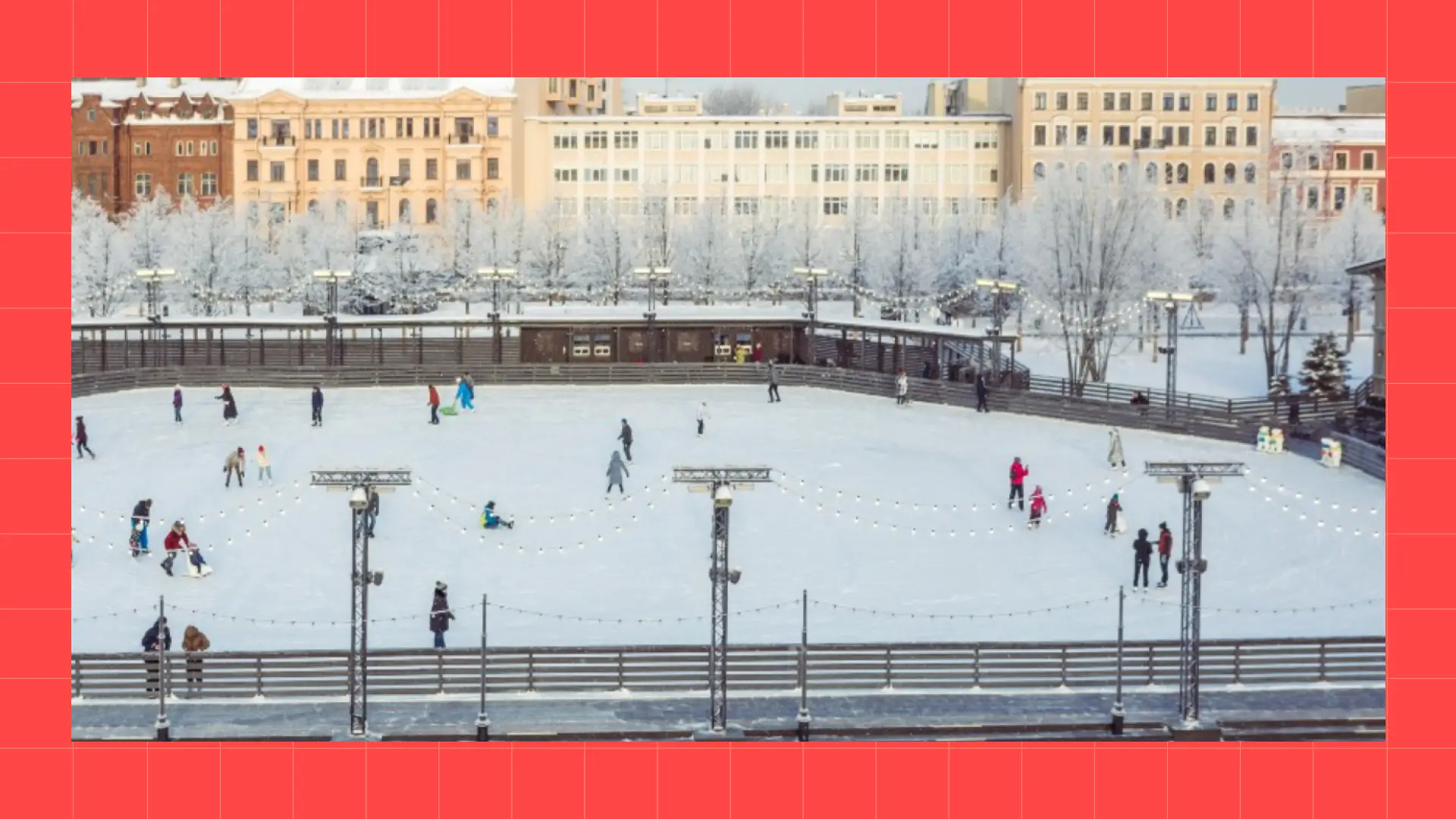Как провести каникулы с детьми в СПб: каток Новая Голландия