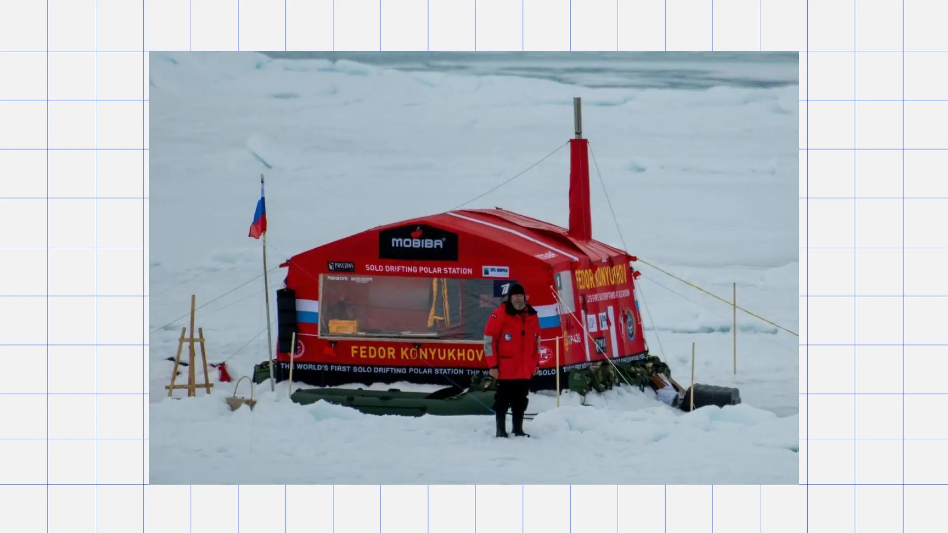 Станция Конюхова в Антарктиде Антарктическая станция Фёдора Конюхова. Источник: соцсети Оскара Конюхова