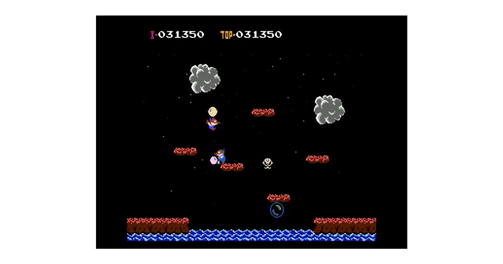 Денди игра простая: Balloon Fight