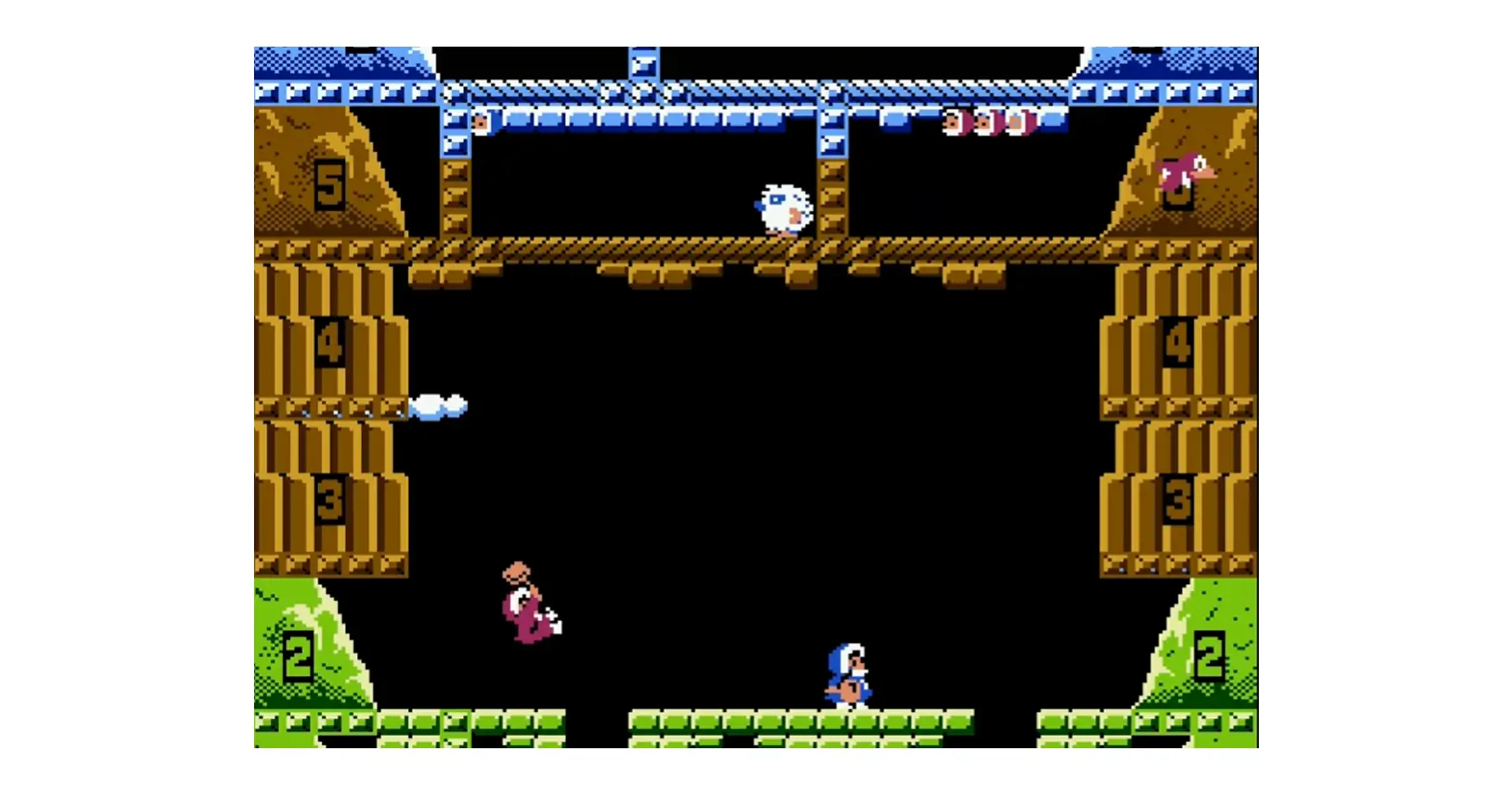 Игра денди вдвоём: Ice Climber