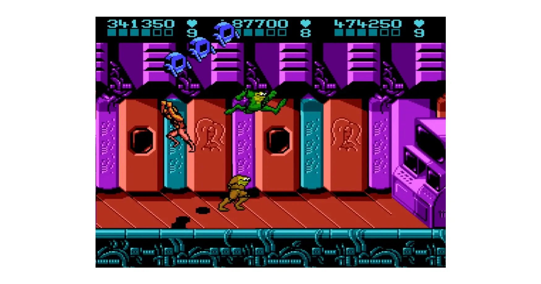 Игра денди: Battletoads & Double Dragon